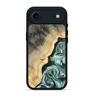 iPhone 17 Air Wood Phone Case - Emile (Green, 809314)
