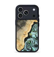 iPhone 17 Pro Wood Phone Case - Emile (Green, 809314)