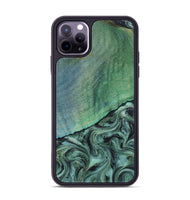 iPhone 11 Pro Max Wood Phone Case - Paola (Green, 809315)