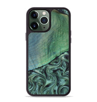 iPhone 13 Pro Max Wood Phone Case - Paola (Green, 809315)