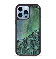 iPhone 14 Pro Max Wood Phone Case - Paola (Green, 809315)