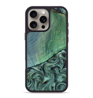 iPhone 16 Pro Max Wood Phone Case - Paola (Green, 809315)