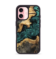 iPhone 16 Wood Phone Case - Sommer (Green, 809316)