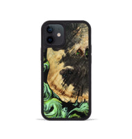 iPhone 12 mini Wood Phone Case - Robert (Green, 809317)
