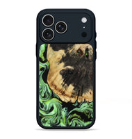 iPhone 17 Pro Max Wood Phone Case - Robert (Green, 809317)