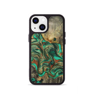 iPhone 13 mini Wood Phone Case - Eliel (Green, 809318)