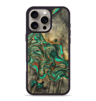 iPhone 16 Pro Max Wood Phone Case - Eliel (Green, 809318)
