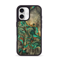 iPhone 17 Wood Phone Case - Eliel (Green, 809318)