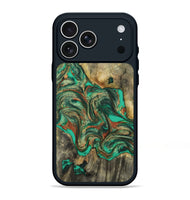 iPhone 17 Pro Max Wood Phone Case - Eliel (Green, 809318)