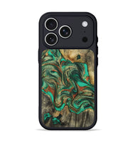 iPhone 17 Pro Wood Phone Case - Eliel (Green, 809318)