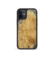iPhone 12 mini Wood Phone Case - Brandy (Wood Burl, 809336)