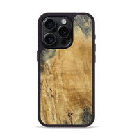 iPhone 15 Pro Wood Phone Case - Brandy (Wood Burl, 809336)