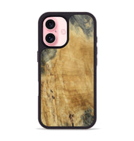 iPhone 16 Wood Phone Case - Brandy (Wood Burl, 809336)