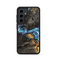 Galaxy S24 Wood Phone Case - Issac (Blue, 809349)