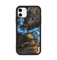 iPhone 11 Wood Phone Case - Issac (Blue, 809349)