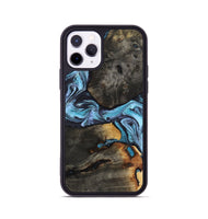 iPhone 11 Pro Wood Phone Case - Issac (Blue, 809349)