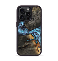 iPhone 15 Pro Wood Phone Case - Issac (Blue, 809349)
