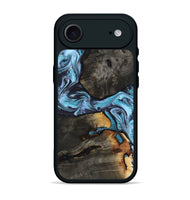 iPhone 17 Air Wood Phone Case - Issac (Blue, 809349)