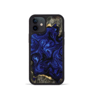 iPhone 12 mini Wood Phone Case - Ernest (Blue, 809350)