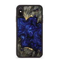 iPhone Xs Max Wood Phone Case - Ernest (Blue, 809350)