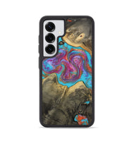 Galaxy S25 Wood Phone Case - Ettie (Blue, 809351)