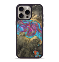 iPhone 16 Pro Max Wood Phone Case - Ettie (Blue, 809351)