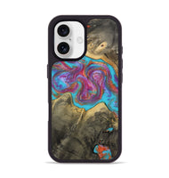 iPhone 17 Wood Phone Case - Ettie (Blue, 809351)