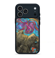 iPhone 17 Pro Max Wood Phone Case - Ettie (Blue, 809351)