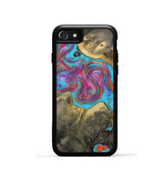 iPhone SE Wood Phone Case - Ettie (Blue, 809351)