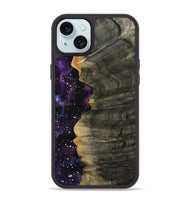 iPhone 15 Plus Wood Phone Case - Jaslyn (Cosmos, 809397)