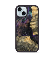 iPhone 15 Wood Phone Case - Coty (Cosmos, 809398)