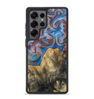 Galaxy S25 Ultra Wood Phone Case - Tillie (Teal & Gold, 809408)