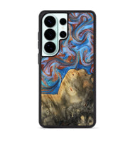 Galaxy S26 Ultra Wood Phone Case - Tillie (Teal & Gold, 809408)