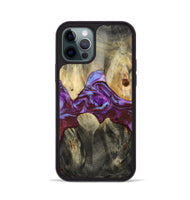 iPhone 12 Pro Wood Phone Case - Jailyn (Purple, 809413)