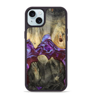 iPhone 15 Plus Wood Phone Case - Jailyn (Purple, 809413)