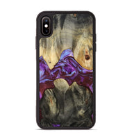 iPhone Xs Max Wood Phone Case - Jailyn (Purple, 809413)