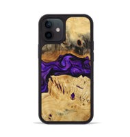 iPhone 12 Wood Phone Case - Nella (Purple, 809414)