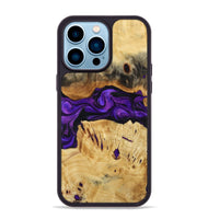 iPhone 14 Pro Max Wood Phone Case - Nella (Purple, 809414)