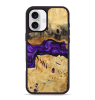 iPhone 16 Plus Wood Phone Case - Nella (Purple, 809414)