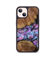 iPhone 14 Wood Phone Case - Laila (Purple, 809415)