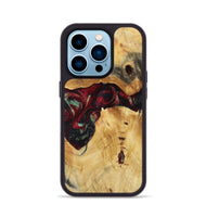 iPhone 14 Pro Wood Phone Case - Bert (Red, 809417)
