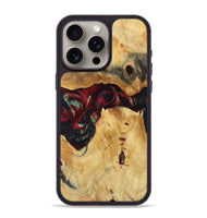 iPhone 15 Pro Max Wood Phone Case - Bert (Red, 809417)