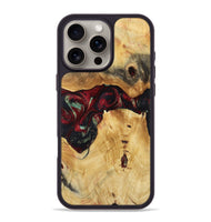 iPhone 16 Pro Max Wood Phone Case - Bert (Red, 809417)