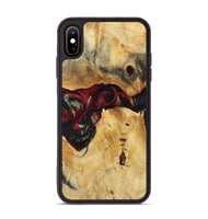 iPhone Xs Max Wood Phone Case - Bert (Red, 809417)