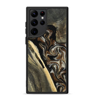 Galaxy S22 Ultra Wood Phone Case - Gena (Black & White, 809419)