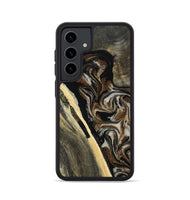 Galaxy S24 Wood Phone Case - Gena (Black & White, 809419)
