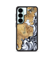 Galaxy S26 Wood Phone Case - Dalia (Black & White, 809420)