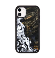 iPhone 11 Wood Phone Case - Jericho (Black & White, 809421)