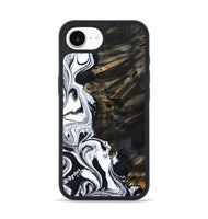 iPhone 16e Wood Phone Case - Jericho (Black & White, 809421)