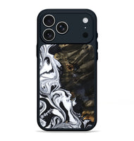 iPhone 17 Pro Max Wood Phone Case - Jericho (Black & White, 809421)